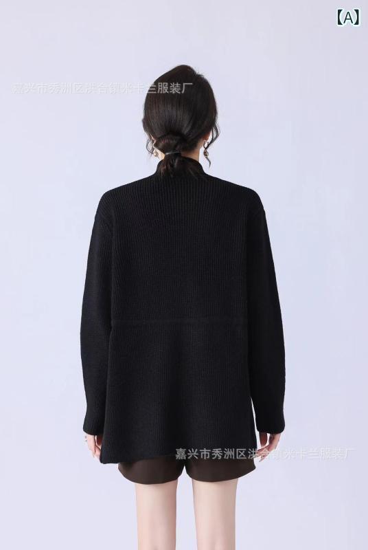 カーディガン レディース 春 ニット ゆったり 腰紐付き ニットカーディガン アウター 羽織り 伸縮性 リラックス 普段使い 4,919円