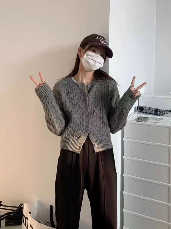 ジレー レディース 秋冬 羊毛 編み物 アウター 小っちゃい 遊撃手丈 トップス 色彩設計 今めかしい 可愛らしい 心地好い