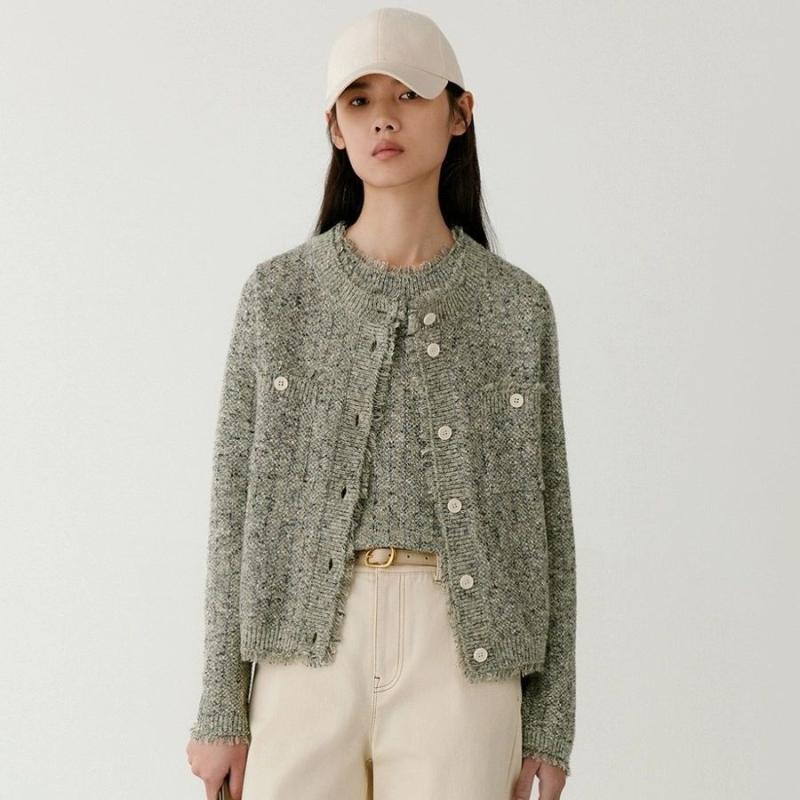 ジレー レディース 小っちゃい 長袖 編み物 ジレー トップス 秋冬 あったか 羽織り 厚地の外套 可愛らしい 心地好い表現スタイル