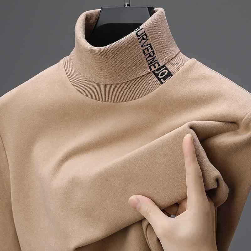 Tシャツ メンズ 男性用 秋冬 接触冷感 長袖 ハイネック カットソー 韓国風 ファッション インナー あったか 暖かい 防寒 ストレッチ 伸縮性