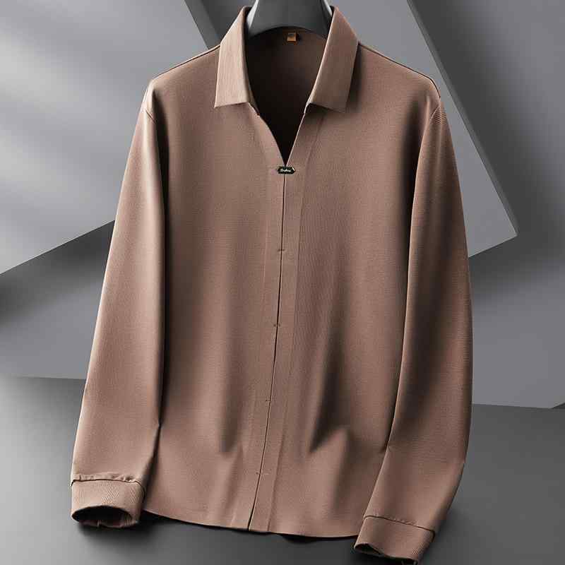 Tシャツ メンズ 男性用 大きいサイズ ビッグシルエット ビジネス カジュアル トップス 長袖 無地 秋冬