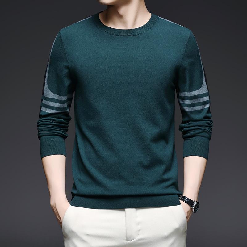 ニット メンズ 男性用 秋冬 ファッション ニットソー 長袖 Tシャツ セーター トップス カットソー カジュアル 普段使い