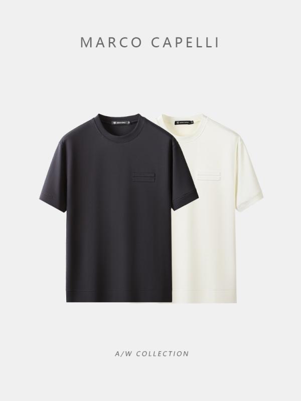 Tシャツ 男性用 秋冬 トップス 柔らか モダール 綿混紡 肌触り良い インナー 普段使い