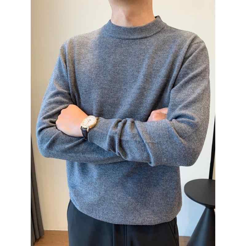 編み物 メンズ 成人男性用 スウェーター 絨毛 トップス 秋冬 分かりやすい Vのど首 労働者の一団のど首 普段使い 日用品雑貨・文房具・手芸-その他