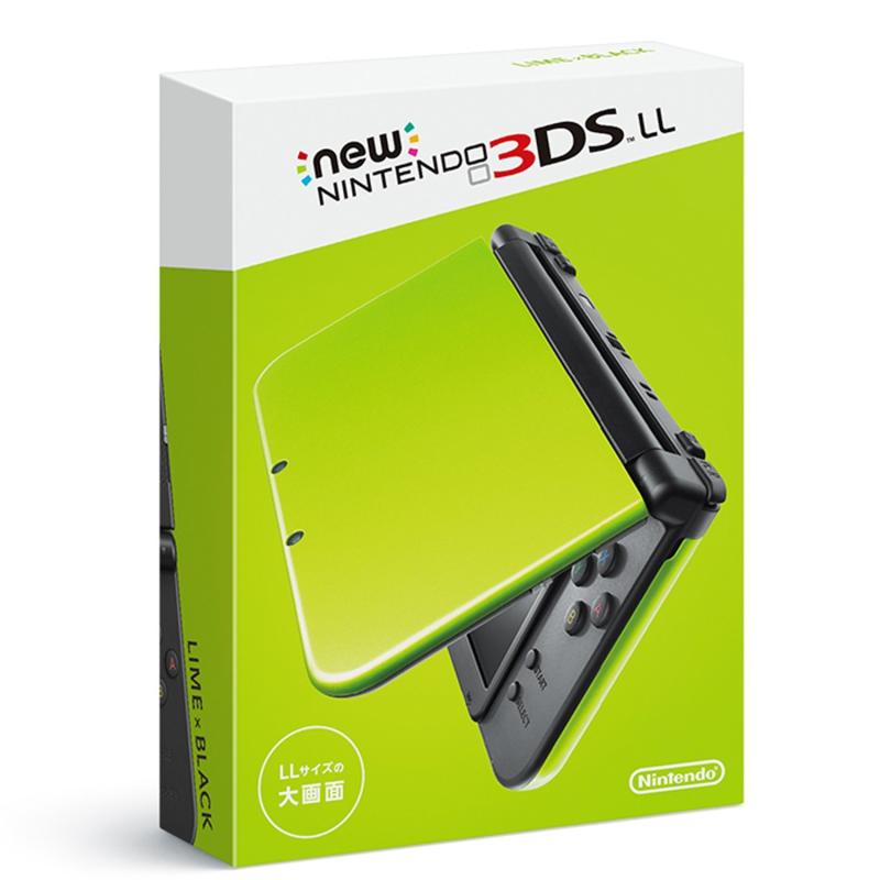 【中古】Newニンテンドー3DS LL ライム×ブラック|ソファポテト