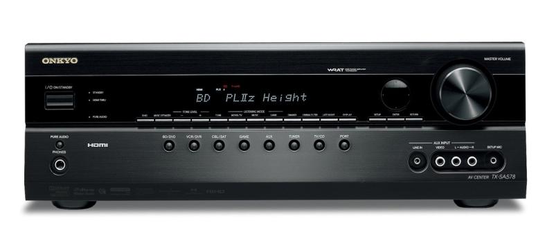 【中古】ONKYO 7.1ch相応うAV真っただ中 最大限度最終生産物160W×7 TX-SA578(B) /黒いこと