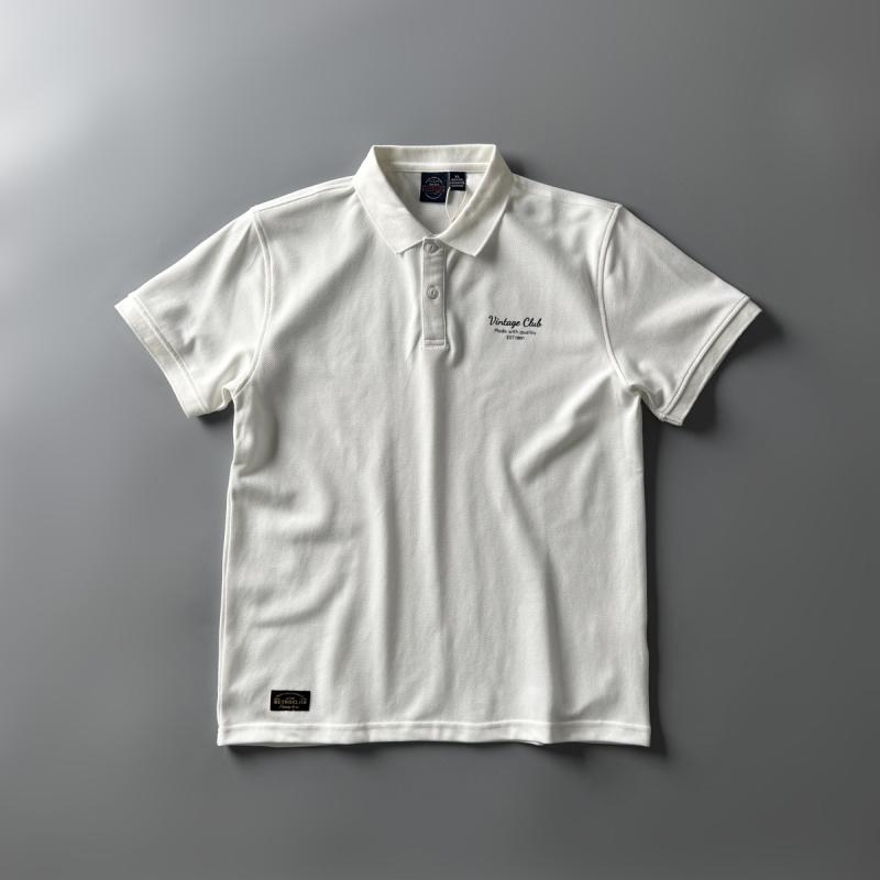 ポロシャツ メンズ 半袖 水洗い コットン 通気性 紳士 Tシャツ ビジネスカジュアル ニット トップス レトロ2