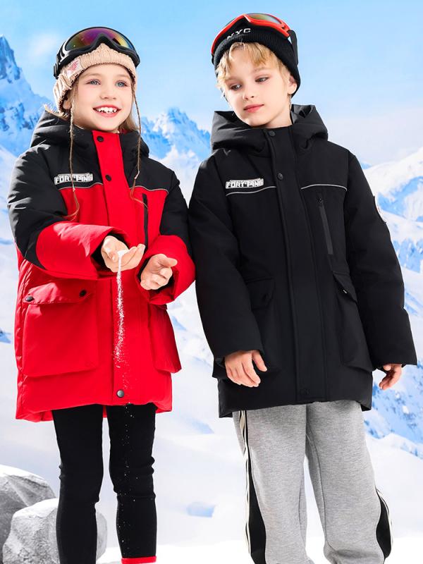 子供服 ダウンジャケット 男の子 中綿 コート 女の子 アウター 中綿ジャケット キッズ ジュニア 防寒 撥水 厚手 秋冬 の商品写真