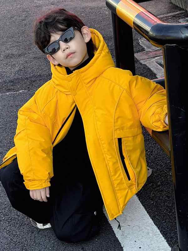 ダウンジャケット キッズ 男の子 中綿入り 防寒 秋冬 子供 撥水 防風 アウター アウトドア