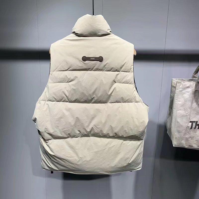 アウター 男性用 無袖 コットン ベスト 暖かい 防寒着 チョッキ アウトドア 普段使い ファッション