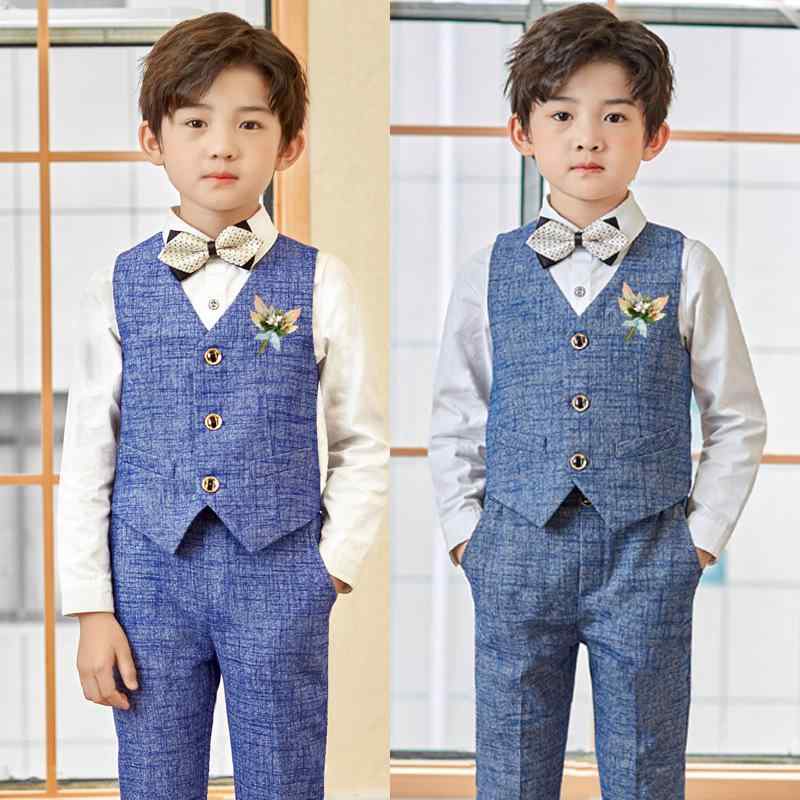 子供 フォーマルスーツ 男の子 花童 結婚式 発表会 紳士風 ジャケット パンツ 上下セット 春秋