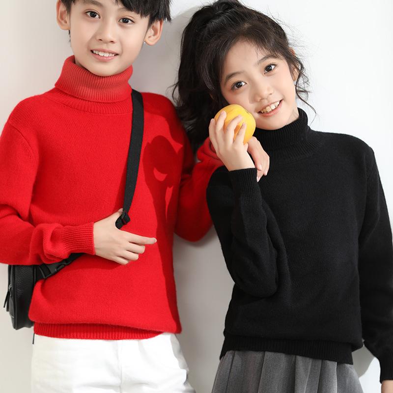 編み物 小わっぱ服 秋冬 高翻? ティーシャツ 絨毛 ティーシャツ お坊っちゃん 御嬢さん 兼用  普段使い走り 愛くるしげ 今めかしい