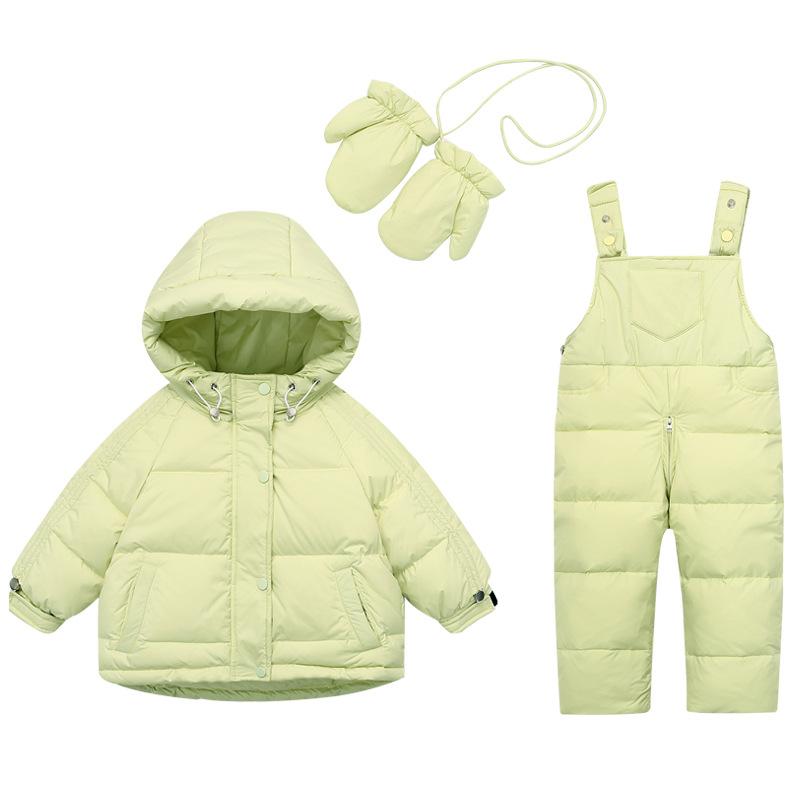 子供服 ダウンジャケット セットアップ 男の子 女の子 ベビー服 秋冬 防寒 暖かい 厚手 韓国 かわいい おしゃれ