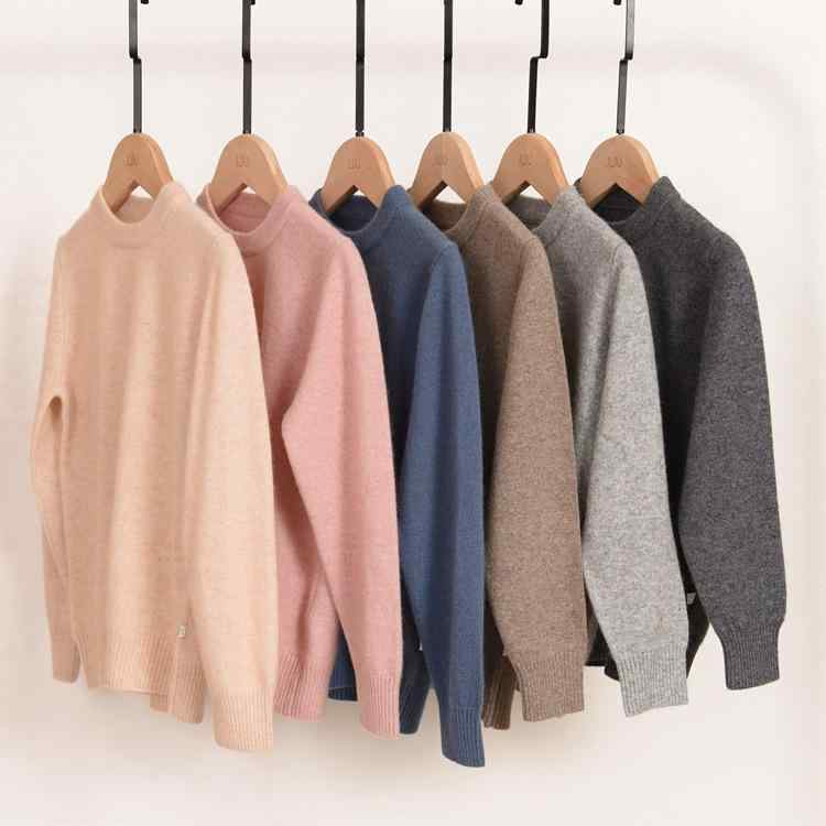 編み物 キッズ 赤ちゃん服 スウェーター 秋冬 親子 有りの実 分かりやすい ハイネック   薄っぺら