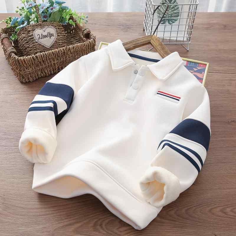 シャツ キッズ 男の子 裏起毛 ポロシャツ トップス 厚手 暖かい 子供服 長袖 秋冬 カジュアル 4,515円