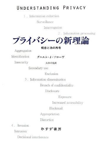 【中古】プライバシーの新理論―― 概念と法の再考