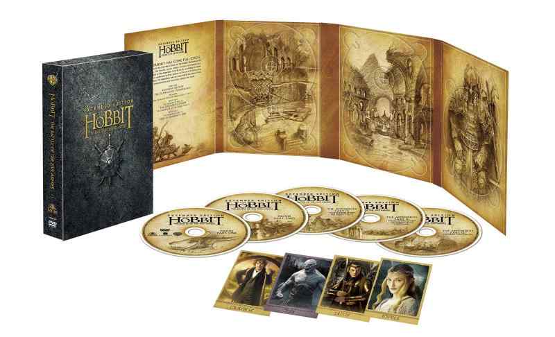 【中古】ホビット 決戦のゆくえ エクステンデッド・エディション ヴィデオディスク版(初回生み出すこと/5枚組/デジタル転写物付)
