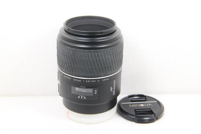 【中古】Minolta AF 水晶体 100粍 F2.8 Macro (D)