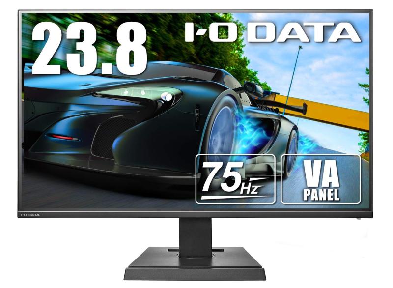 【中古】I-O DATA ゲーミングモニター 23.8型 75Hz 4ms(GTG) VAパネル フレームレス PS4 HDMI×2 DP×1 LCD-DF241SXVB 17,783円