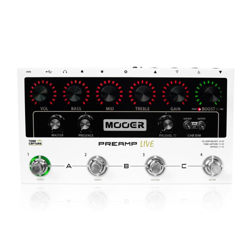 【中古】Mooer Preamp Live デジタルプリアンプモデラー ギターエフェクター