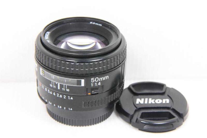 【中古】Nikon AF水晶体 AF 50粍 F1.4