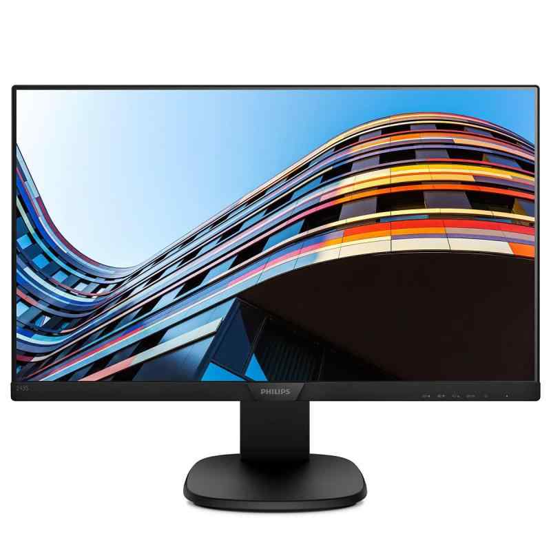 【中古】Philips(フィリップス) 23.8型ワイド昇降スタンド付き液晶ディスプレイ ブラック 5年間フル 243S7EJMB/11