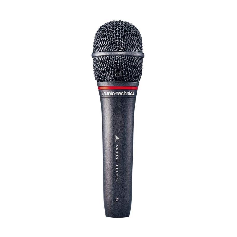 【中古】オーディオテクニカ AE6100 ダイナミックマイク XLR 超単一指向性マイク ボーカル ライブ DTM マイクホルダー付属 マイクポーチ付属 【国内正規品】