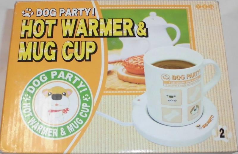 【中古】DOG PARTY ホットウウォーマー＆マグカップ 保温プレート Y.S.N