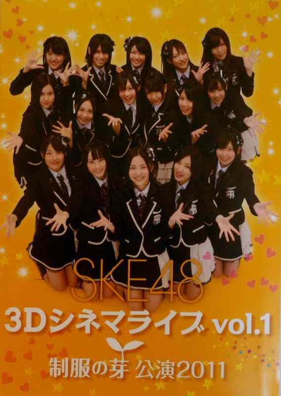【中古】【映画パンフレット】　SKE48 3Dシネマライブ vol.1 「制服の芽」公演2011