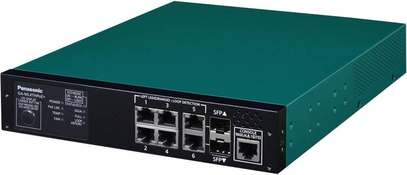 【中古】パナソニックLSサイバー空間ワークス PN260494 6界面 PoE給電スイッチングこしき GA-ML4THPoE +