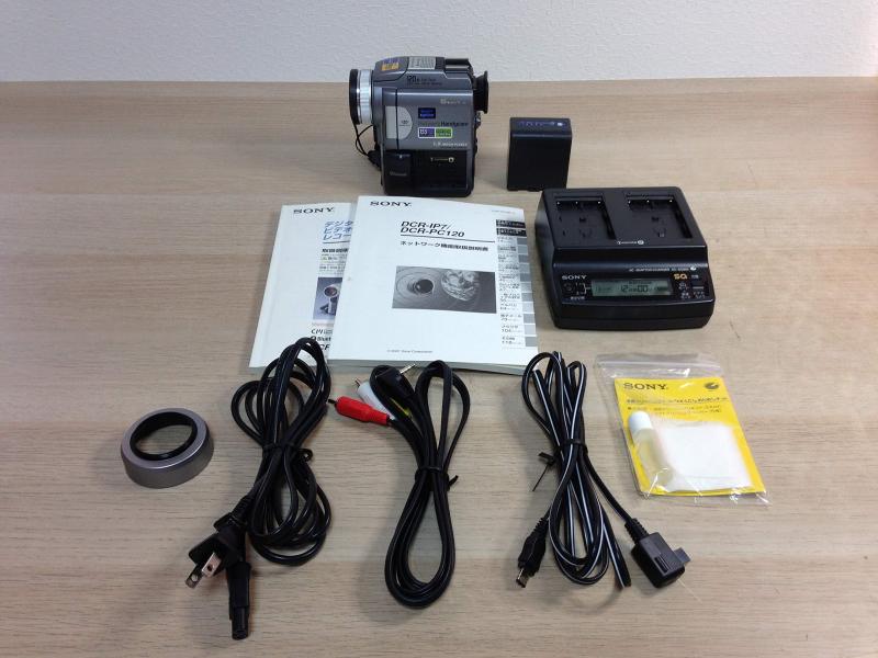 【中古】SONY DCR-マイコン120 デジタルビデオカメラレコーダー miniDVカセットテープ ソニー