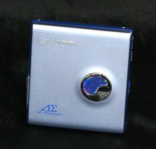 【中古】SHARP 小ざかしい MD-DS30-A 青碧 1-BIT 携帯型MD電気蓄音機 MDLP相応う