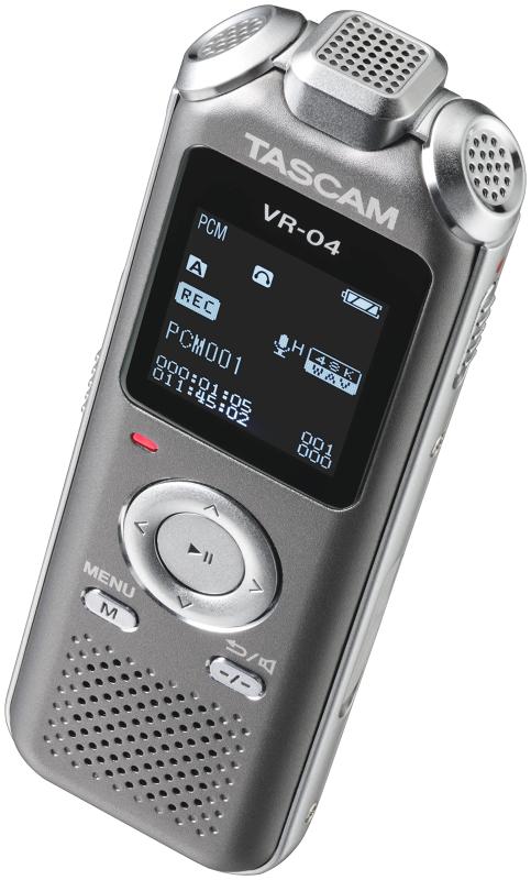 【中古】TASCAM タスカム ワイドFMチューナー搭載 ボイスレコーダー VR-04