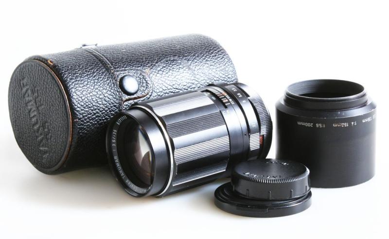 【中古】Asahi Pentax super-takumar 135 mm f / 3.5 ペンタックスM42マウントレンズ
