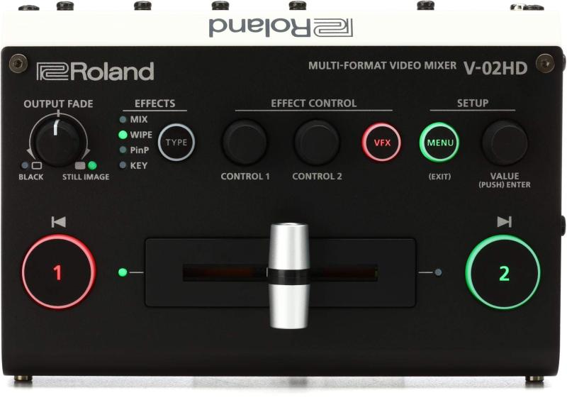 【中古】ROLAND V-02HD スケーラー内蔵 2CH ビデオスイッチャー|ソファポテト