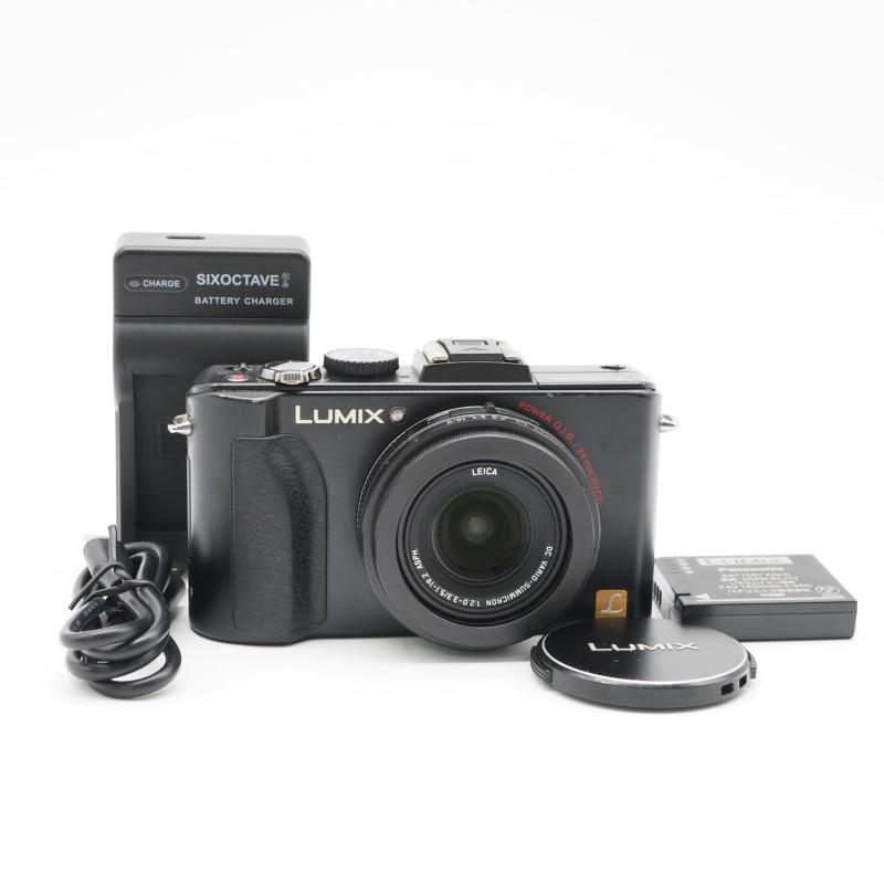 【中古】パナソニック デジタル写真機 ルミックス 黒いこと DMC-LX5-K 1010万絵素 光学3.8倍望遠レンズ 広角24粍 3.0型液晶 F2.0バリオ・ズミクロンレンズ