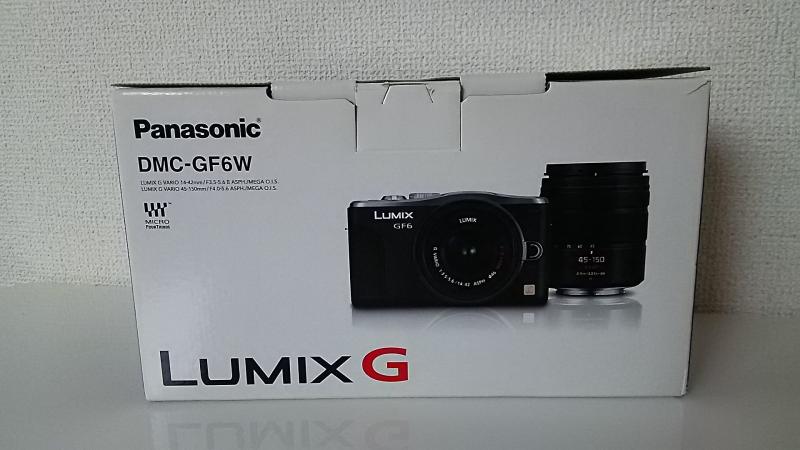 【中古】パナソニック ルミックス 鏡鑑受け答え一眼写真機 ルミックス GF6 ダブルズームレンズキット 標準尺度望遠レンズ/望遠望遠レンズ嘱する 黒いこと DMC-GF6W-K