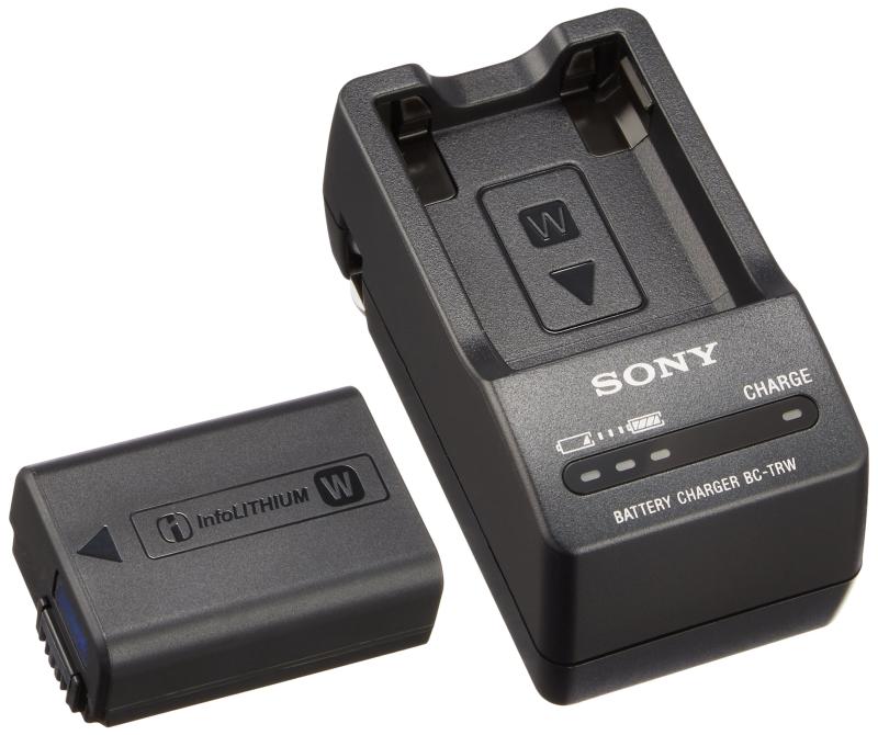 【中古】ソニー(SONY) カメラ用バッテリー+チャージャーセット ACC-TRW(Wバッテリー用)