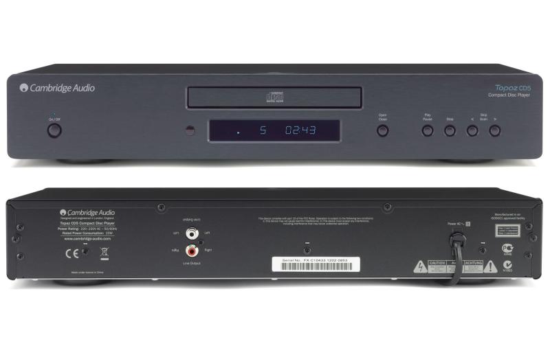 【中古】Cambridge Audio DAC CDプレーヤー TOPAZ CD5 D/Aコンバーター イギリス製 Wolfson 8725 搭載 エントリーモデル リモコン付属 TOPAZCD5BLK TOPAZCD5BLK