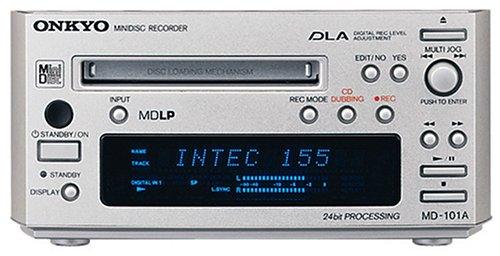 【中古】ONKYO INTEC155 MD甲板 MD-101A(S) /しろがね色