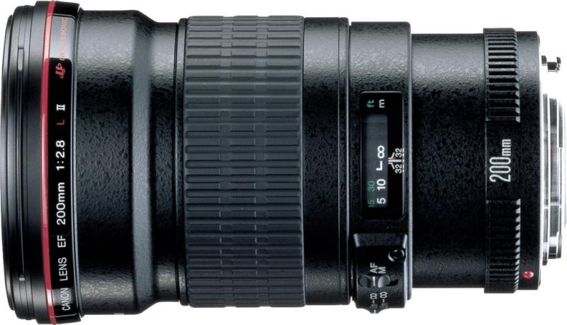 【中古】Canon 単興味の中心望遠水晶体 EF200粍 F2.8 II USM フルサイズ相応う