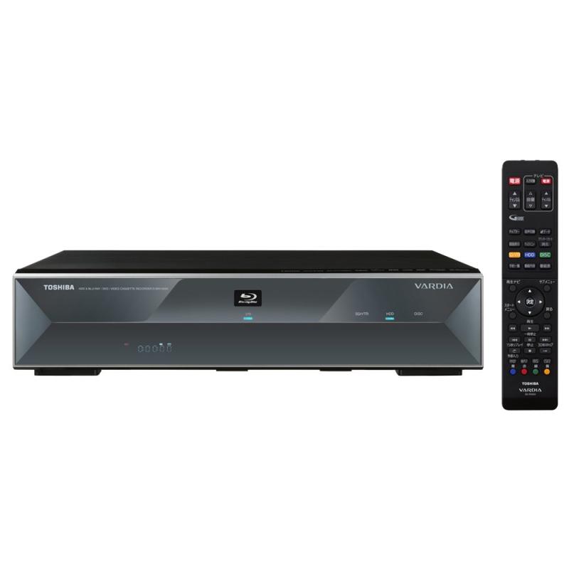 【中古】東芝 VARDIA 1TB 2チューナー ブルーレイレコーダー VTR一体型 D-BW1005K