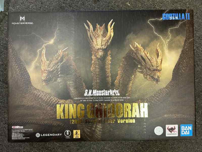 【中古】魂ネイションズ ゴジラ キング・オブ・ザ・モンスターズ キング・ギドラ(2019)スペシャルカラー版 バンダイスピリッツ S.H.モンスターアーツ 魂ネイションズ｜ソファポテト