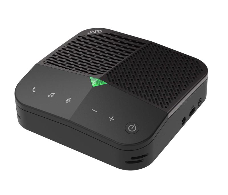 【中古】JVC SP-AR700-BH 会議用マイクスピーカー Bluetooth・・ 8W高出力スピーカー 最大9時間通話 オンライン会議・電話ミーティング