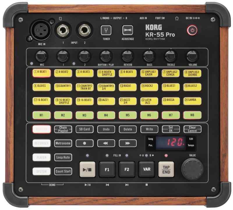 【中古】KORG ミキサー/レコーダー機能搭載 リズムマシン KR-55 Pro|ソファポテト