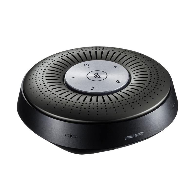 【中古】サンワサプライ スピーカーフォン Bluetooth/USB/オーディオジャック接続 エコー＆ノイズキャンセリング搭載 MM-BTMSP1