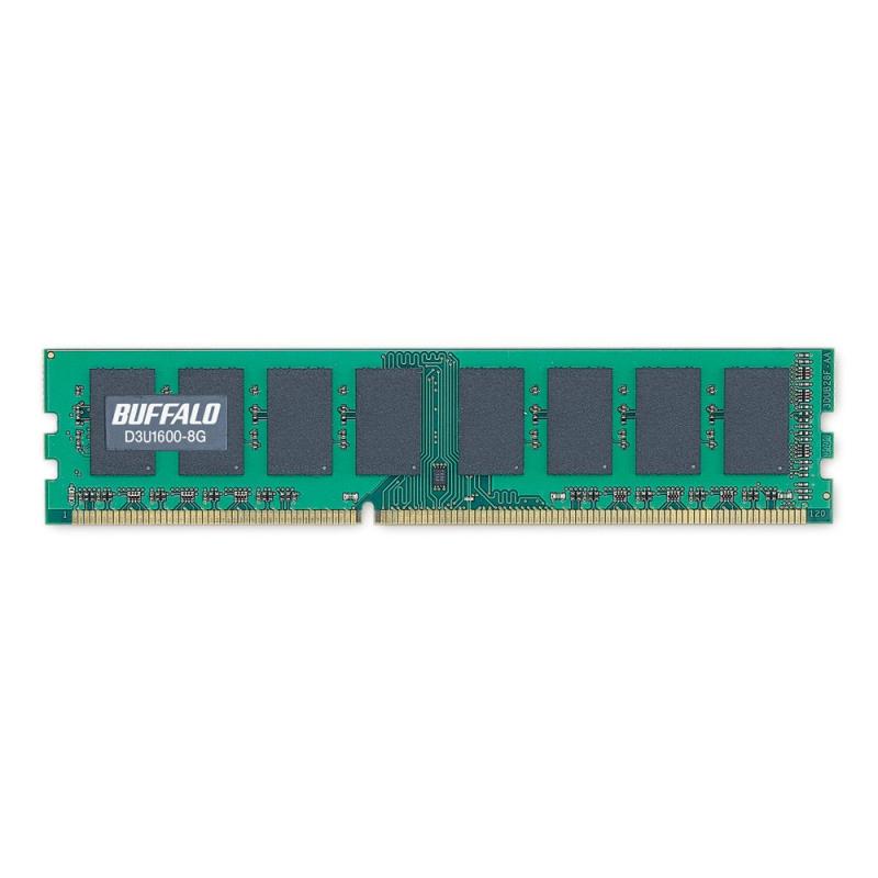 【中古】BUFFALO 事務机とっ始め用 DDR3 記憶装置 パソコン3-12800相応う 240Pin DDR3 SDRAM DIMM 8GB [ D3U1600-8G ]
