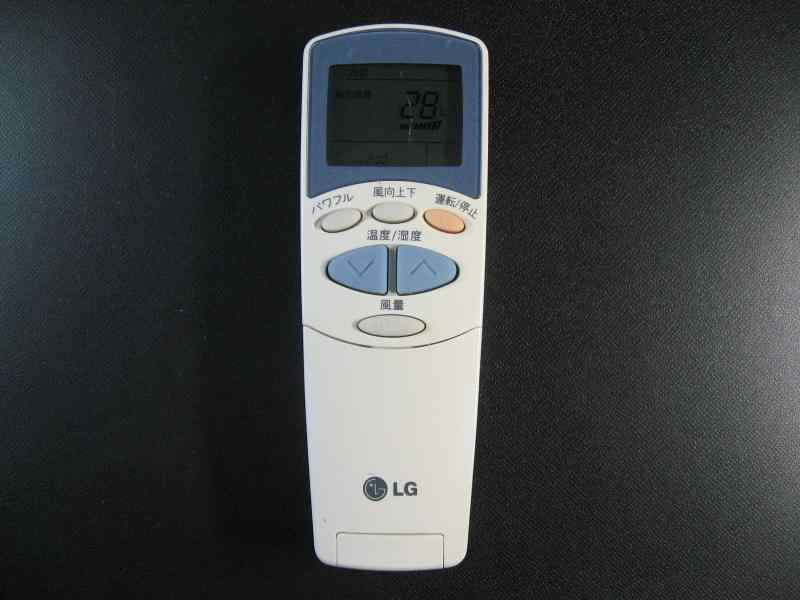 【中古】LG エアコンリモコン 6711A21067C｜ソファポテト