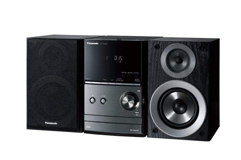 【中古】Panasonic CDステレオ取り合わせ 黒いこと SC-PM500-K