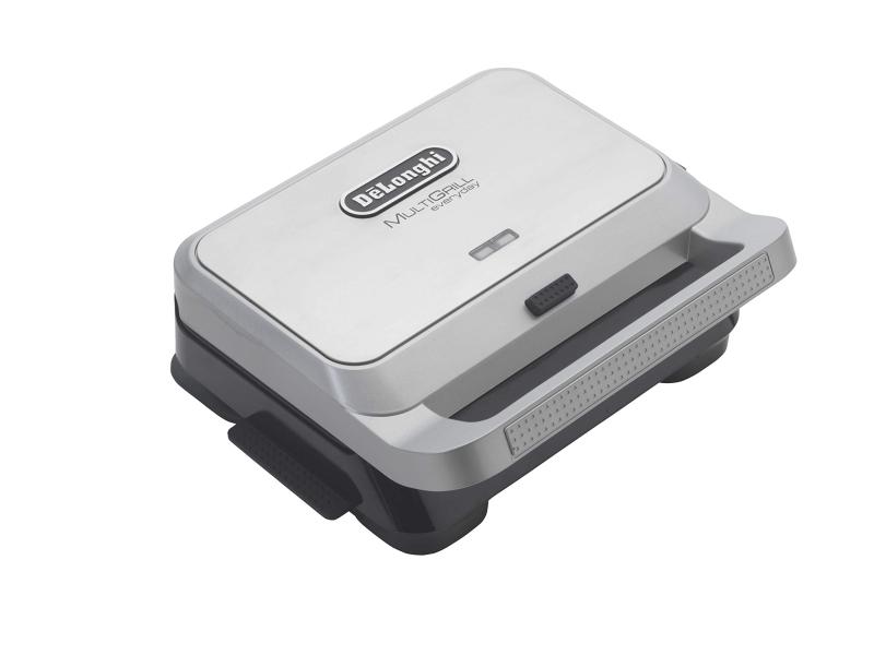 【中古】De'Longhi (デロンギ) マルチグリル エブリデイ サンド &amp; ワッフルメーカー SW13ABCJ-S ホットサンド コンパクトサイズ 3つのプレート 自立収納 [シルバー] デロンギファミリー登録で3年｜ソファポテト